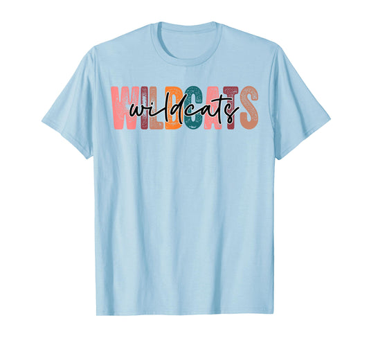 Wildcats School Sports Fan Team Spirit T-Shirt