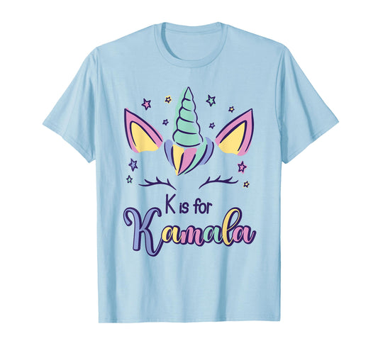 First Name Kamala Personalized K Is For Kamala T-Shirt