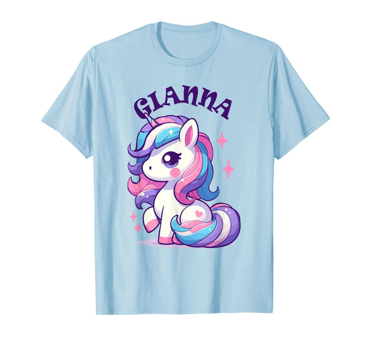 Gianna Cute Unicorn Design for Girls Name Gianna T-Shirt