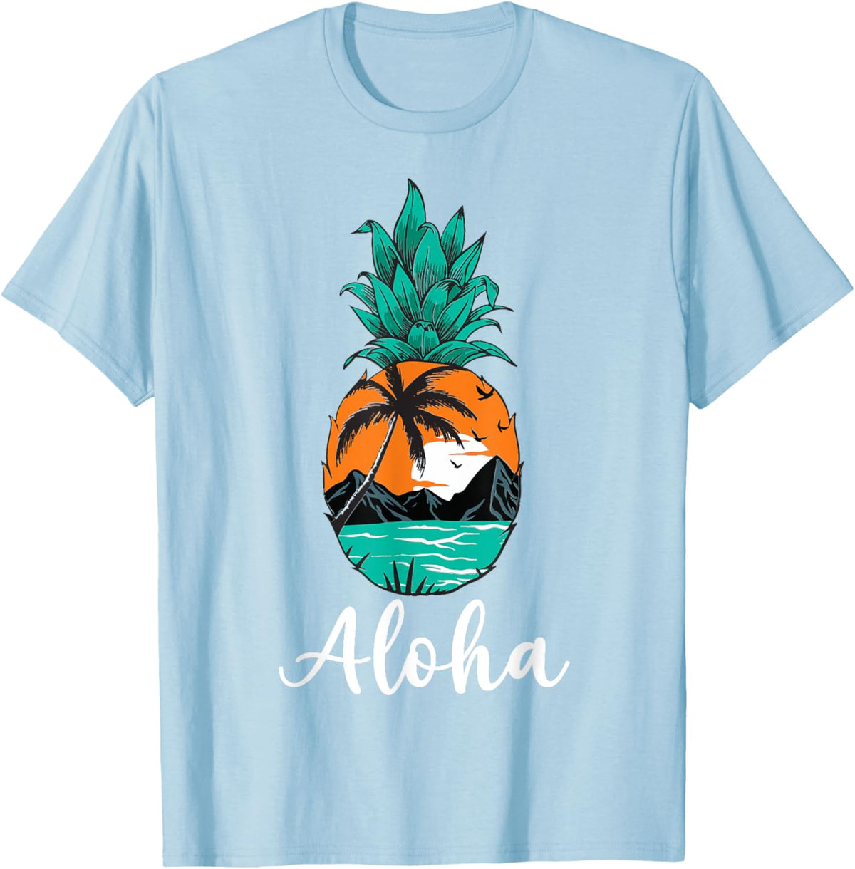 Hawaiian-Shirt Aloha Hawaii Pineapple Kids Boys Girls Women T-Shirt