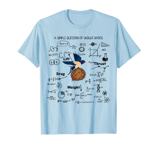 A Simple Question Of Weight Ratios Math Student T-Shirt