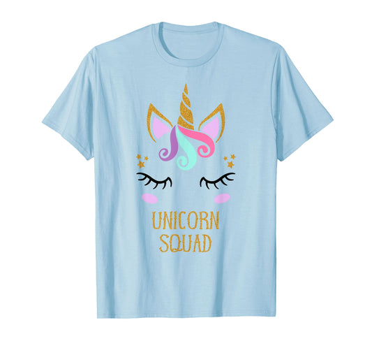 Cute Unicorn Squad T-Shirt, Birthday Gift, Baby Shower Party