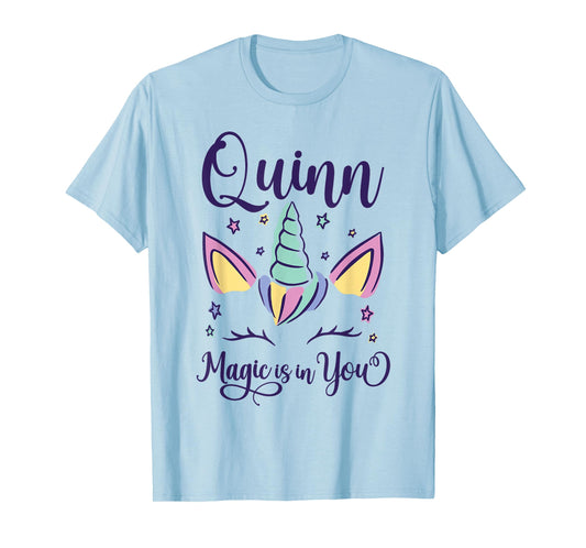 First Name Quinn Personalized I Love Quinn T-Shirt