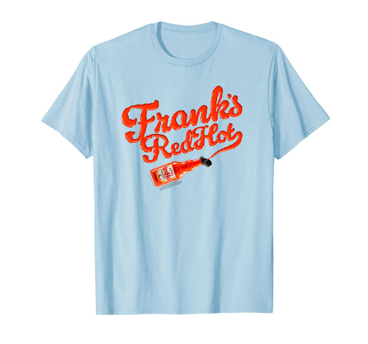 Frank's RedHot Sauce Logo with Bottle Funny T-Shirt