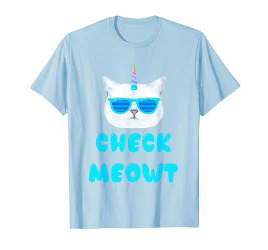 Check Meowt Caticorn T shirt T-Shirt