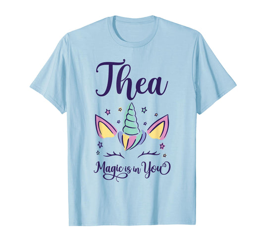 First Name Thea Personalized I Love Thea T-Shirt