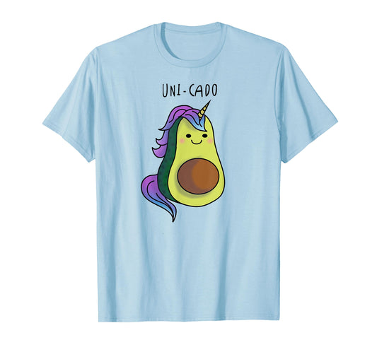 Uni Cado - Unicorn Avocado Vegan Birthday Christmas gift T-Shirt