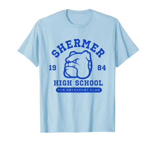 The Breakfast Club Shermer High School 1984 Bulldog Logo T-Shirt