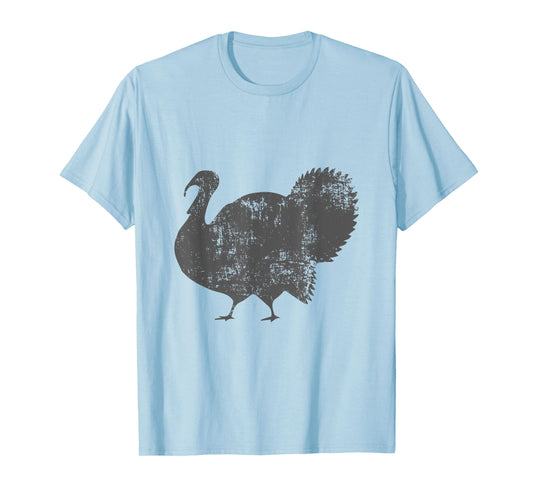 Vintage Distressed Turkey Large Bird Thanksgiving lover T-Shirt