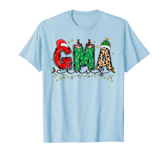 Cute Gma Claus Christmas Family Matching Pajamas Funny Xmas T-Shirt