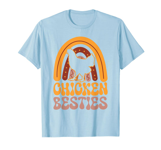 Chicken Besties BFF Best Friends Bestie T-Shirt