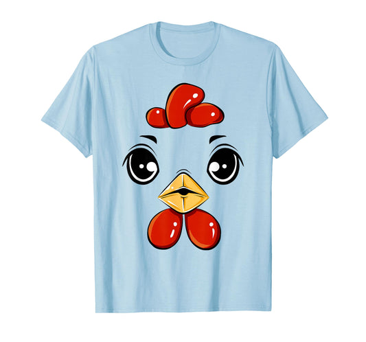 Face Chicken Costume Halloween Cute Chicken Costume Kids T-Shirt