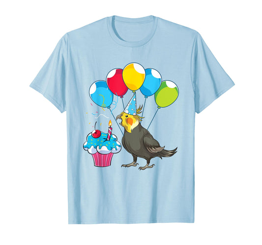 Cockatiel Lover Kids Birthday Parrot Animal Bird Cockatiel T-Shirt