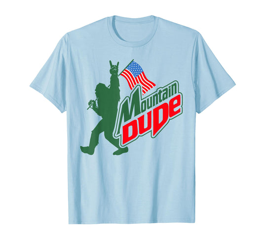 Mountain Dude Funny Bigfoot Sasquatch Hiking Gifts Men Women T-Shirt