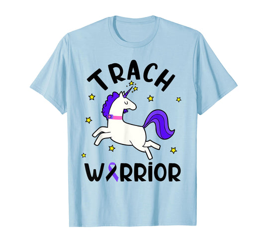 Trach Warrior Tracheostomy Awareness Unicorn T-Shirt
