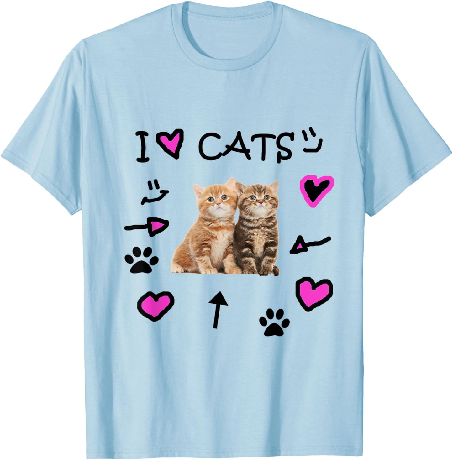 I Love Cats - Cat Lover Tee Shirt