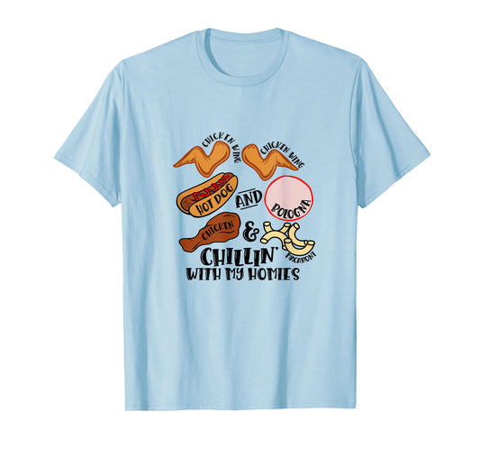 Chicken Wing Chicken Wing Hot Dog & Bologna Viral Song Lyric T-Shirt for Men Women