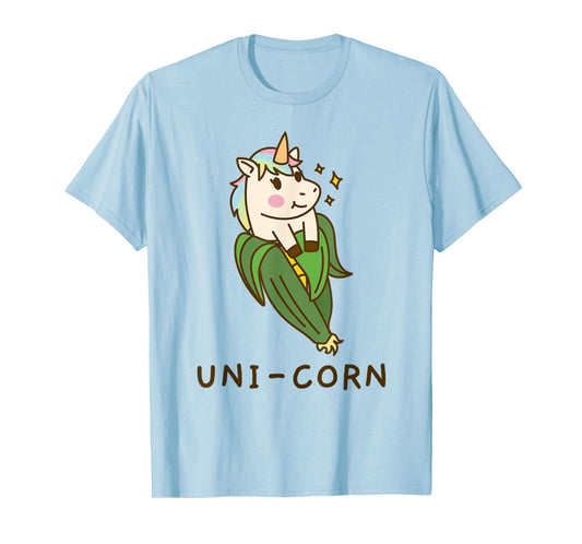 Uni Corn Unicorn on the cob funny cute birthday gift T-Shirt