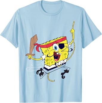 Spongebob SquarePants Pirate T-shirt T-Shirt