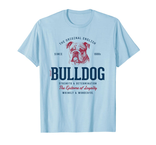 Retro Styled Vintage English Bulldog T-Shirt
