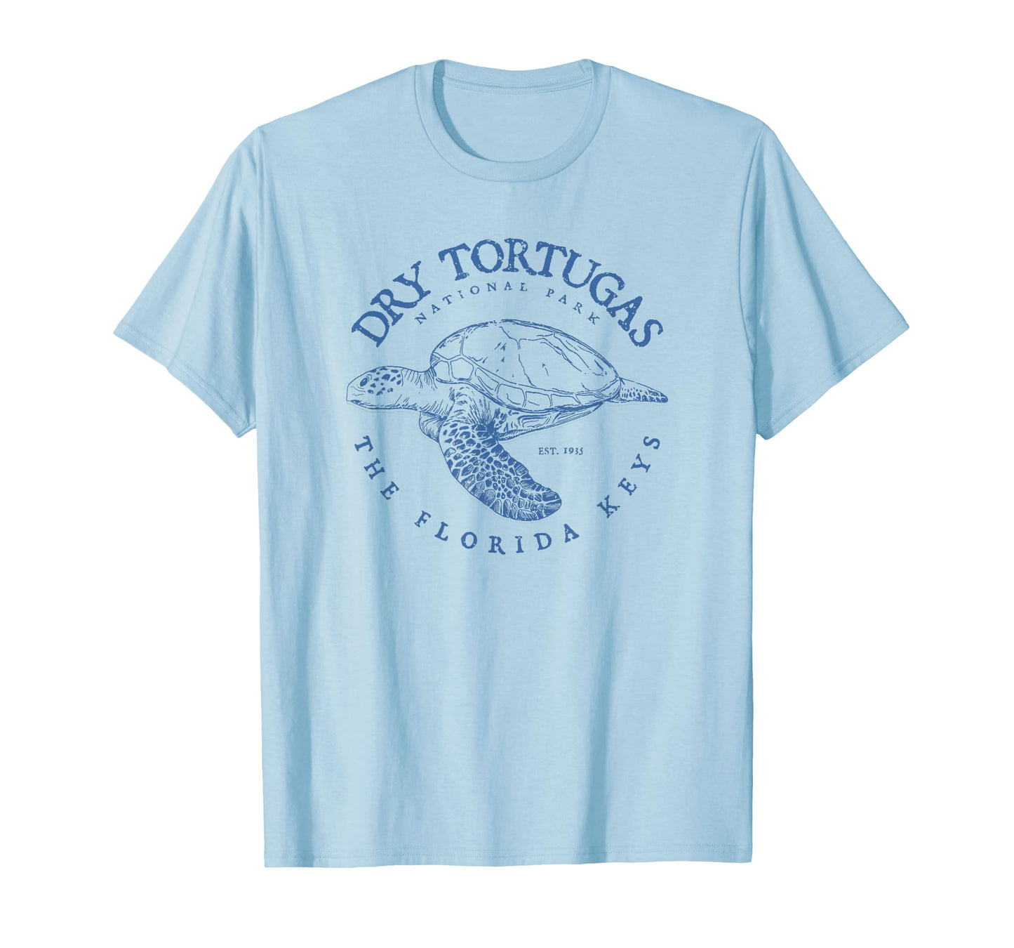 Dry Tortugas National Park Florida Keys Scuba Diving Turtle T-Shirt