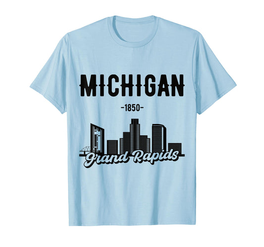Grand Rapids Michigan Skyline T-Shirt