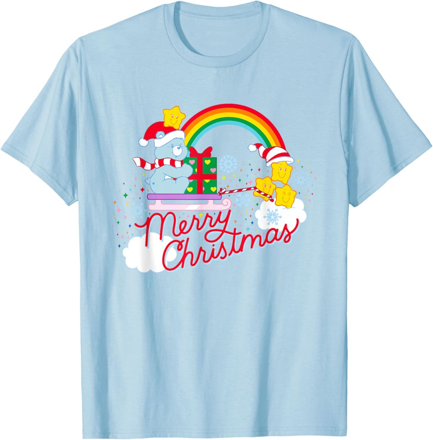 Care Bears Merry Christmas With Christmas Wishes Bear T-Shirt