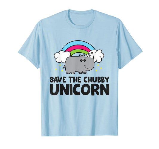 Save The Chubby Unicorn Love Rhinos T-Shirt