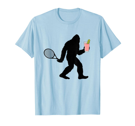Funny Honey Deuce Tennis Big-Foot Sasquatch T-Shirt