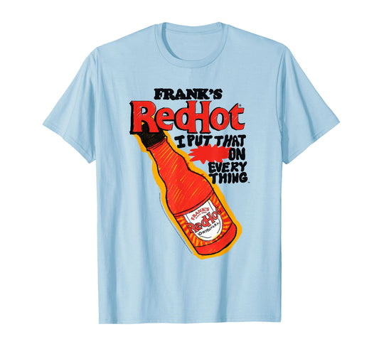 Frank’s RedHot Sauce Original Bottle Illustration T-Shirt