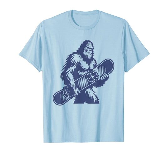 Bigfoot Snowboarding Snowboarder Sasquatch Snowboard T-Shirt
