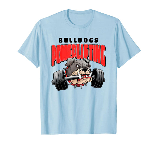 Gym Bro Bulldog Bodybuilding Powerlifting Deadlift Workout T-Shirt