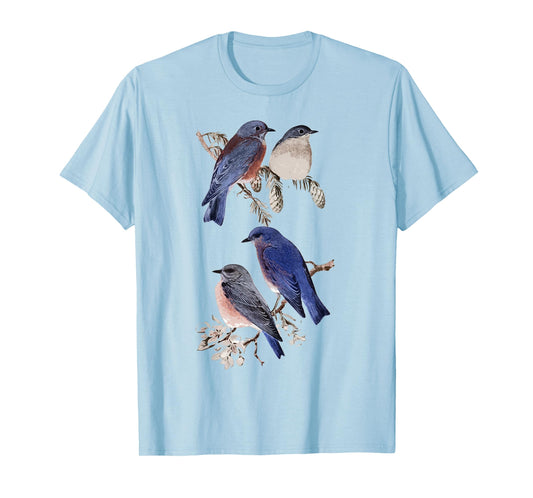 Patience Bluebird of Happiness Blue Bird Eastern Bluebird T-Shirt