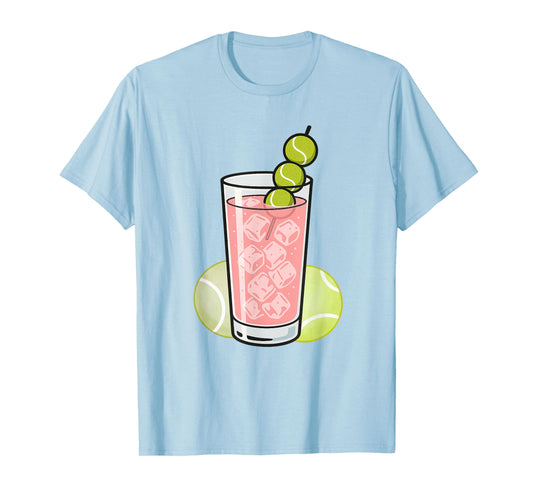 Pink Honey Deuce Cocktail Tennis Balls T-Shirt