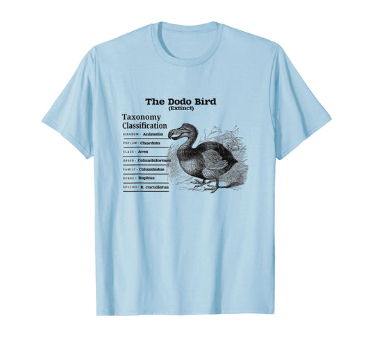 The Dodo Bird Taxonomy Classification T-Shirt