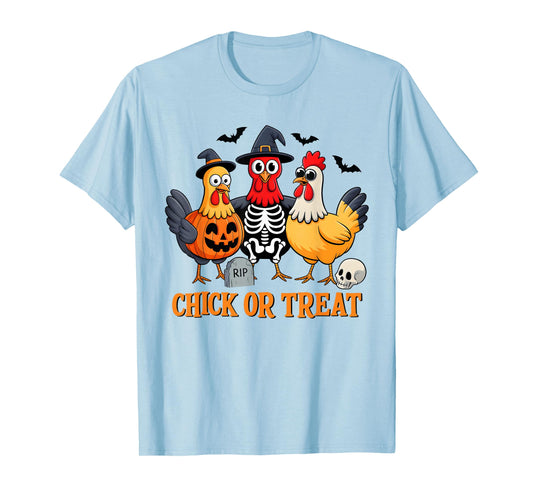 Chick Or Treat Funny Chicken Halloween Costume Chicken Lover T-Shirt