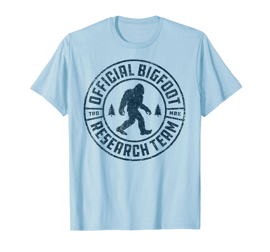 Bigfoot Research Team Retro Vintage Sasquatch Men Women T-Shirt
