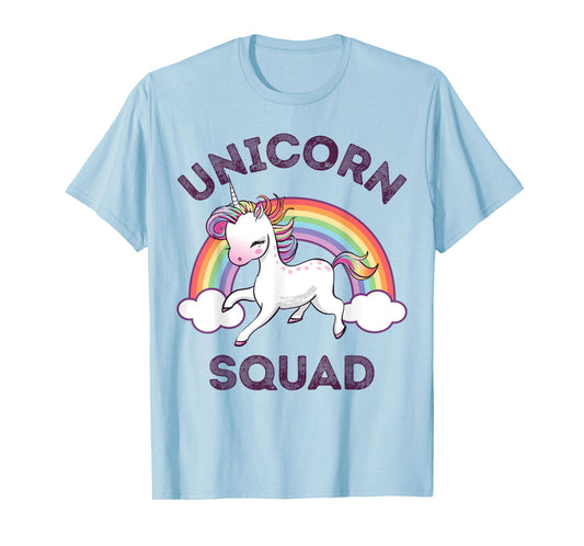 Unicorn Squad Girls Women Rainbow Unicorns Queen Dream Cute T-Shirt