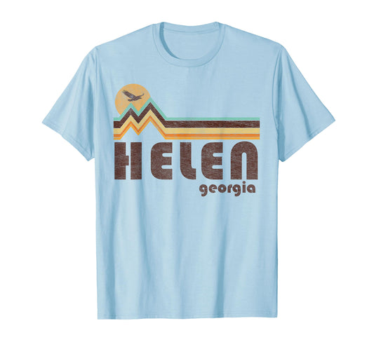 Helen Georgia GA - 70s 80s Retro Style Vintage Souvenir T-Shirt