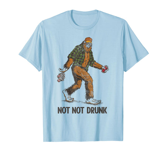 Not Too Drunk Sasquatch Lumberjack Spotted With Beer Pack T-Shirt