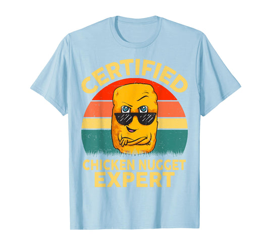Boys Certified Chicken Nugget Expert Funny Chicken Nugget T-Shirt