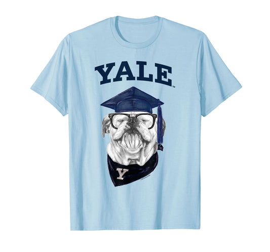 Yale University Smart Bulldog Handsome Dan Graduation T-Shirt