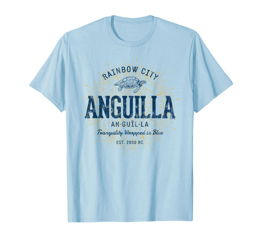 Anguilla Retro Style Vintage Anguilla T-Shirt