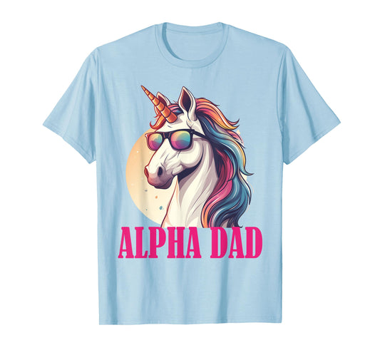 Funny Unicorn Dad Laufey Men Father's Day Christmas Husband T-Shirt