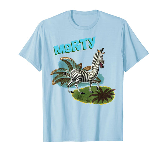Madagascar Marty Painted Grass Poster T-Shirt