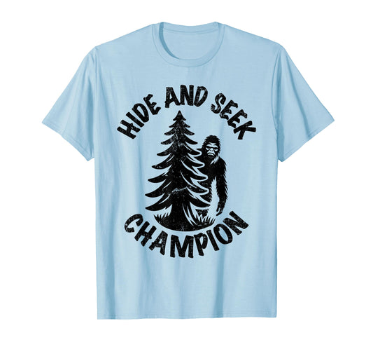 Bigfoot Hide and Seek Champion - Vintage retro T-Shirt