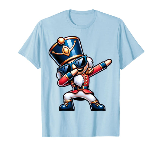 Christmas Nutcracker Dabbing Boys Santa Xmas Funny T-Shirt
