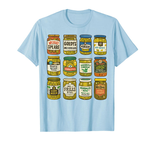 Retro Canned Pickles Jar Canning Season Pickle Jar Women Men T-Shirt