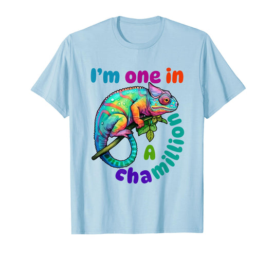 Chameleon Cute Lizard Saying Pun Kids Boys Toddlers T-Shirt