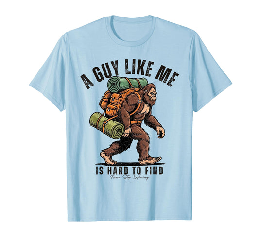 Bigfoot Camping Adventure Humor Hiking Sasquatch Funny T-Shirt